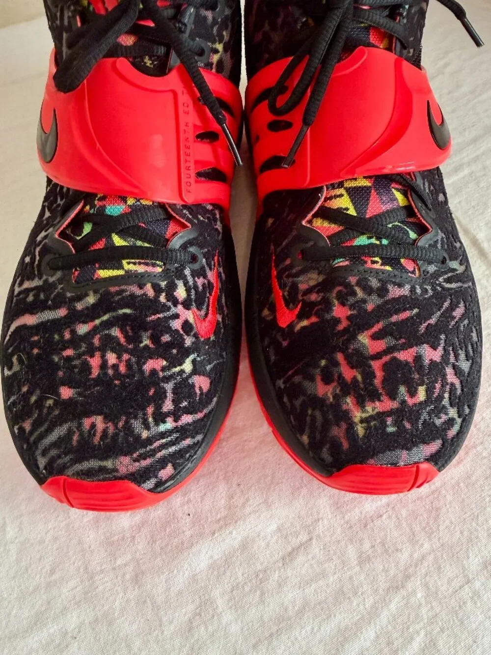 Nike KD 14 Black Bright Crimson KY-D Dream Mid Sneaker CW3935-002 Mens Sz 11.5